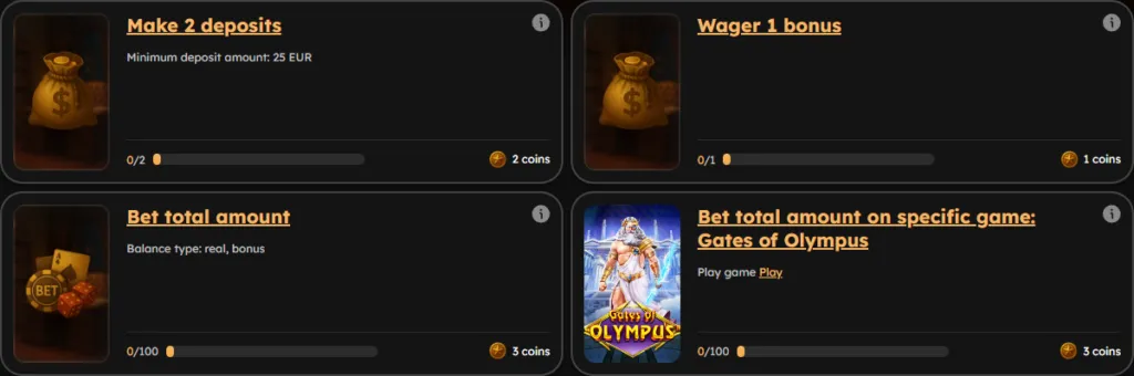 Mania Casino payments